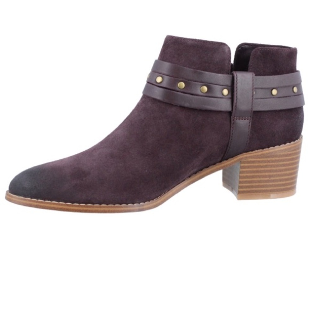 Clarks Ankle Boots Breccan Shine 8.5 Suede Leather
